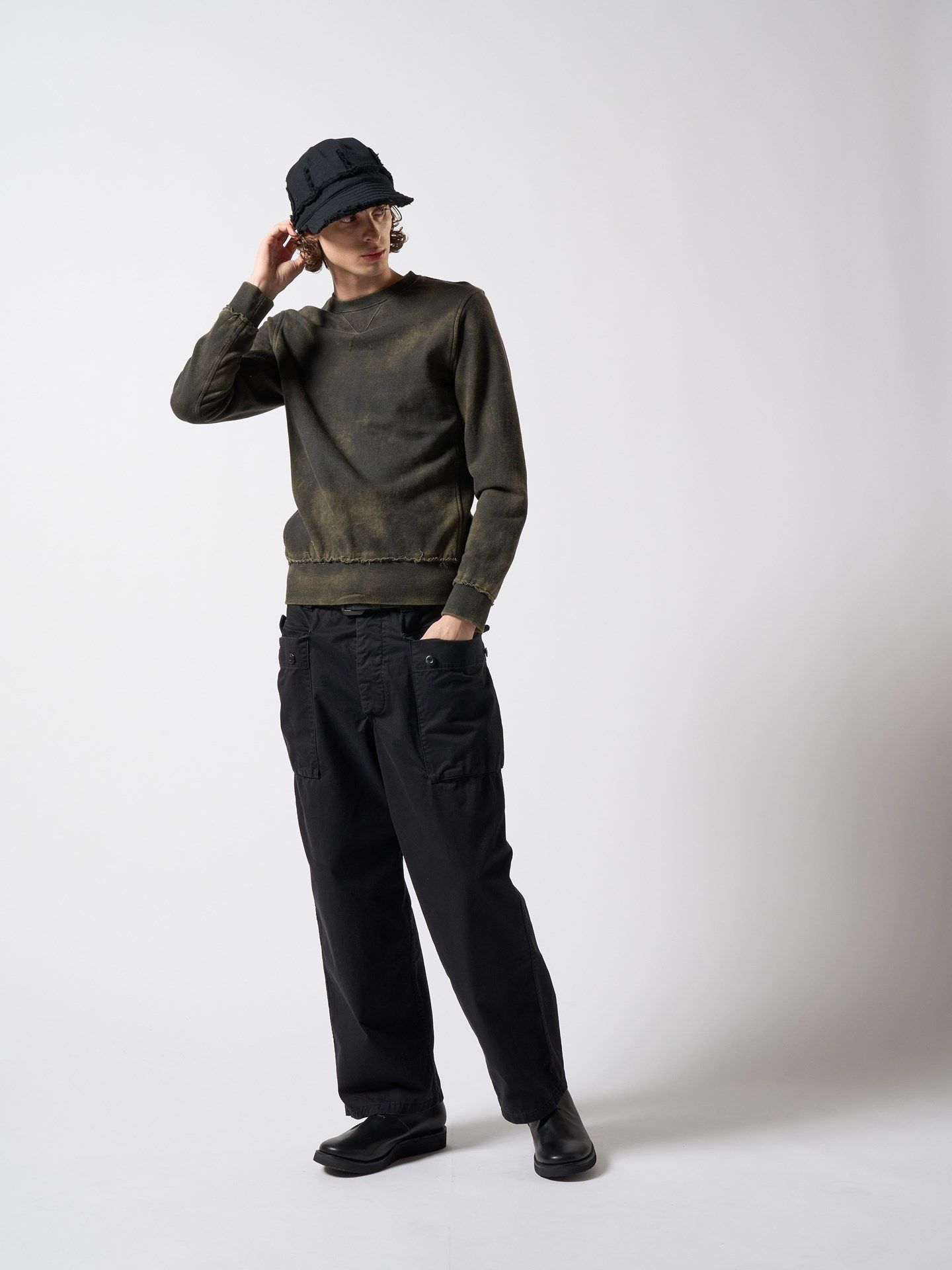 【予約品 work cap / ワークキャップ / スーパーブラック