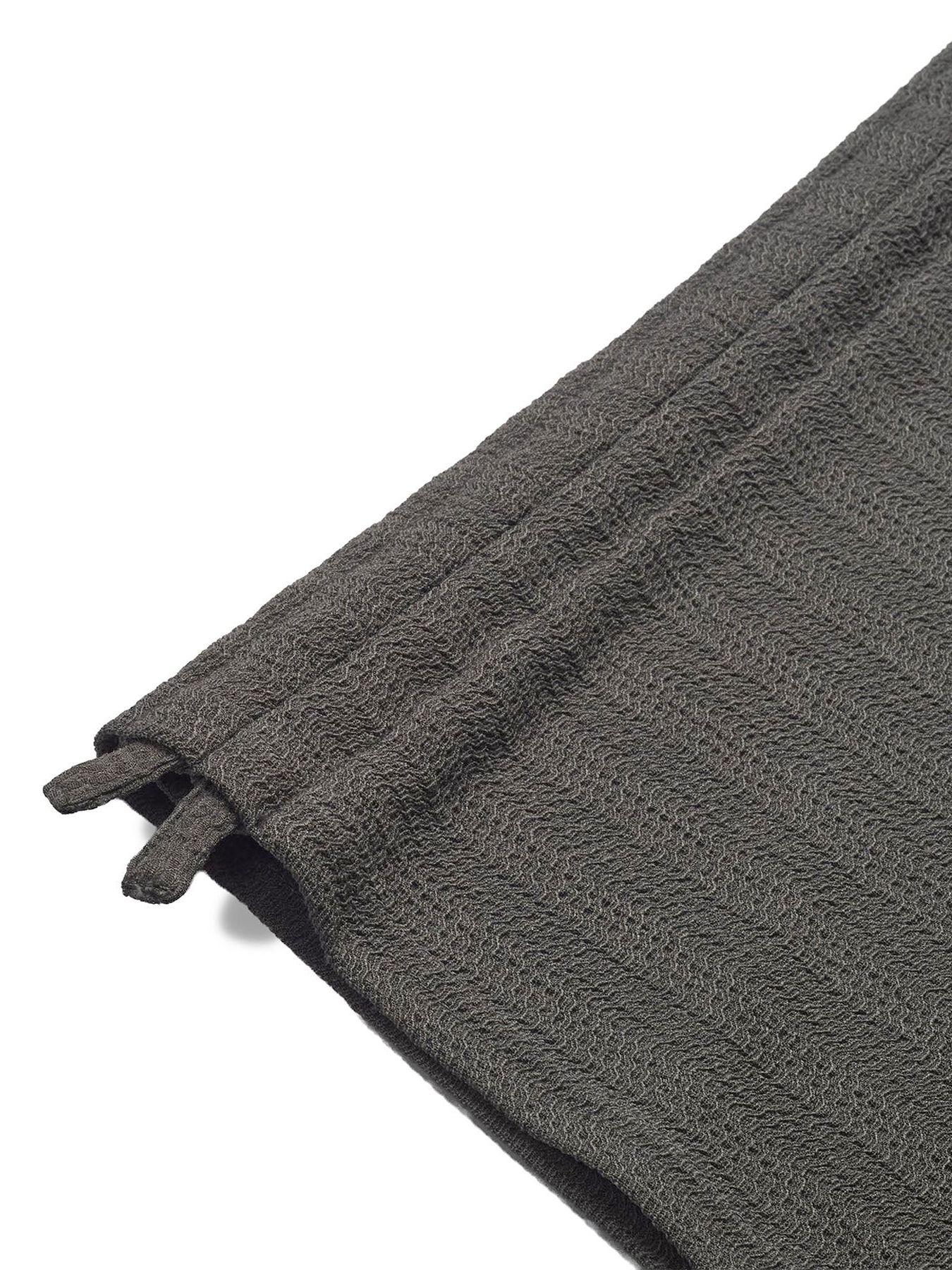 ドローストリングスフーデッドポンチョ / ブラック【NOID.】