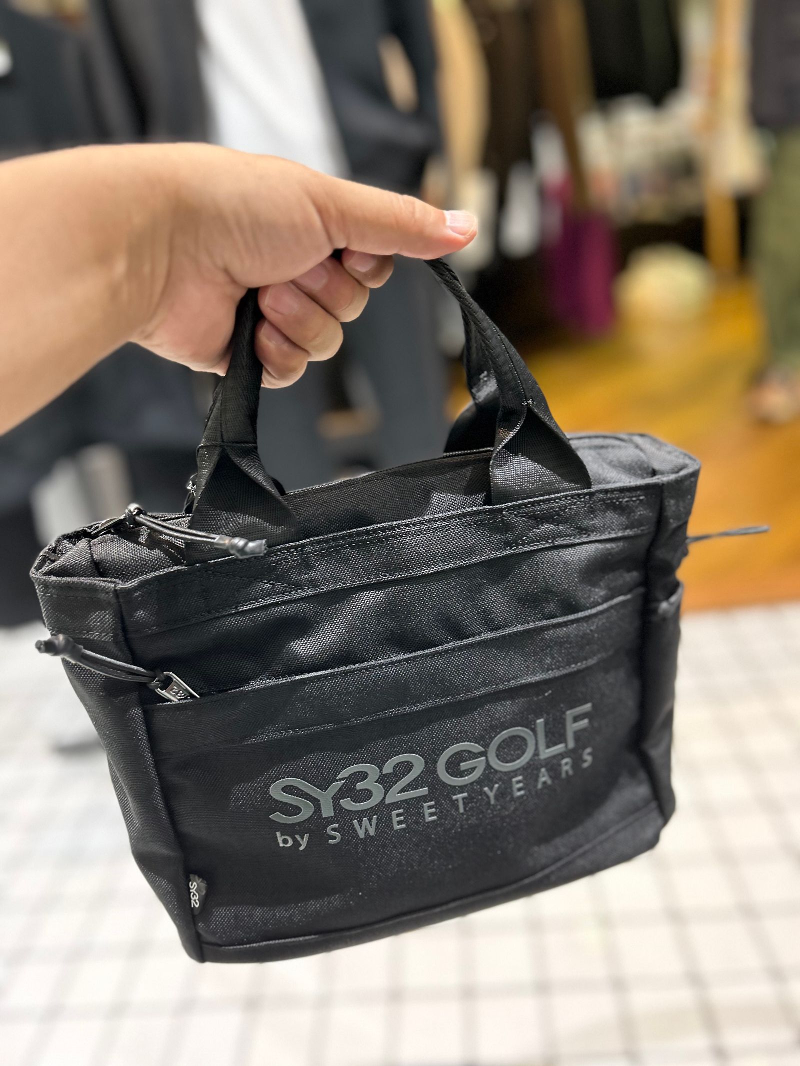 SY32 by SWEET YEARS - CORDURA OBJECT CART BAG ブラック【SY32 by SWEET YEARS  GOLF】 | BRYAN