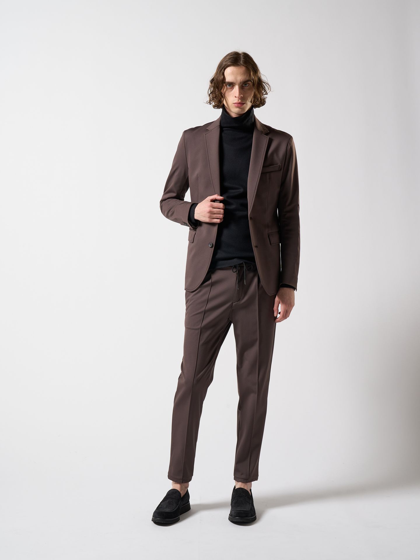 【予約品】 smart jacket(full lining) / テーラードジャケット / チョコ