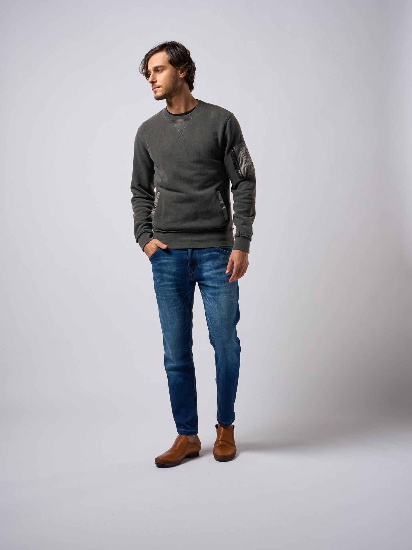 【予約品9月19日 10時締め】 denim jersey 5PK pants  / デニムジャージ / used