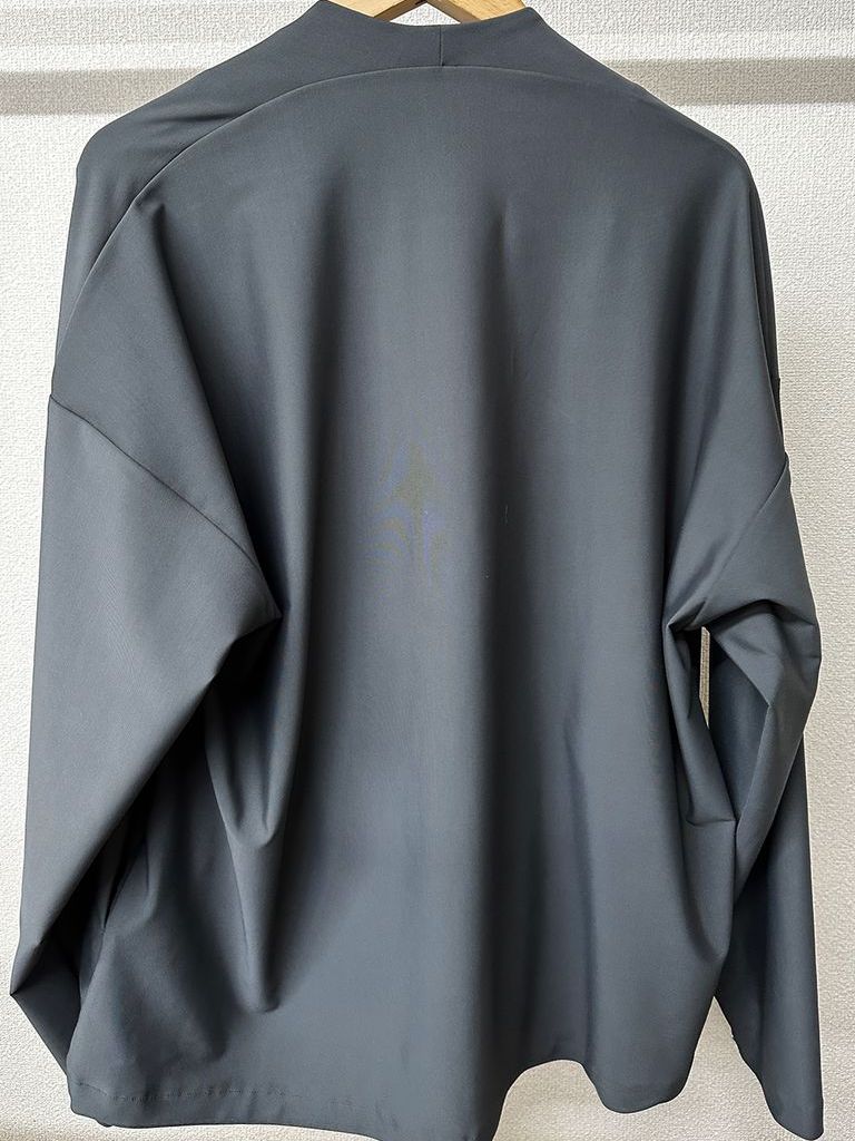 《予約品3月3日18：00締め》 RUSH  OVER  NO COLLAR JK / カーディガンジャケット / チャコール