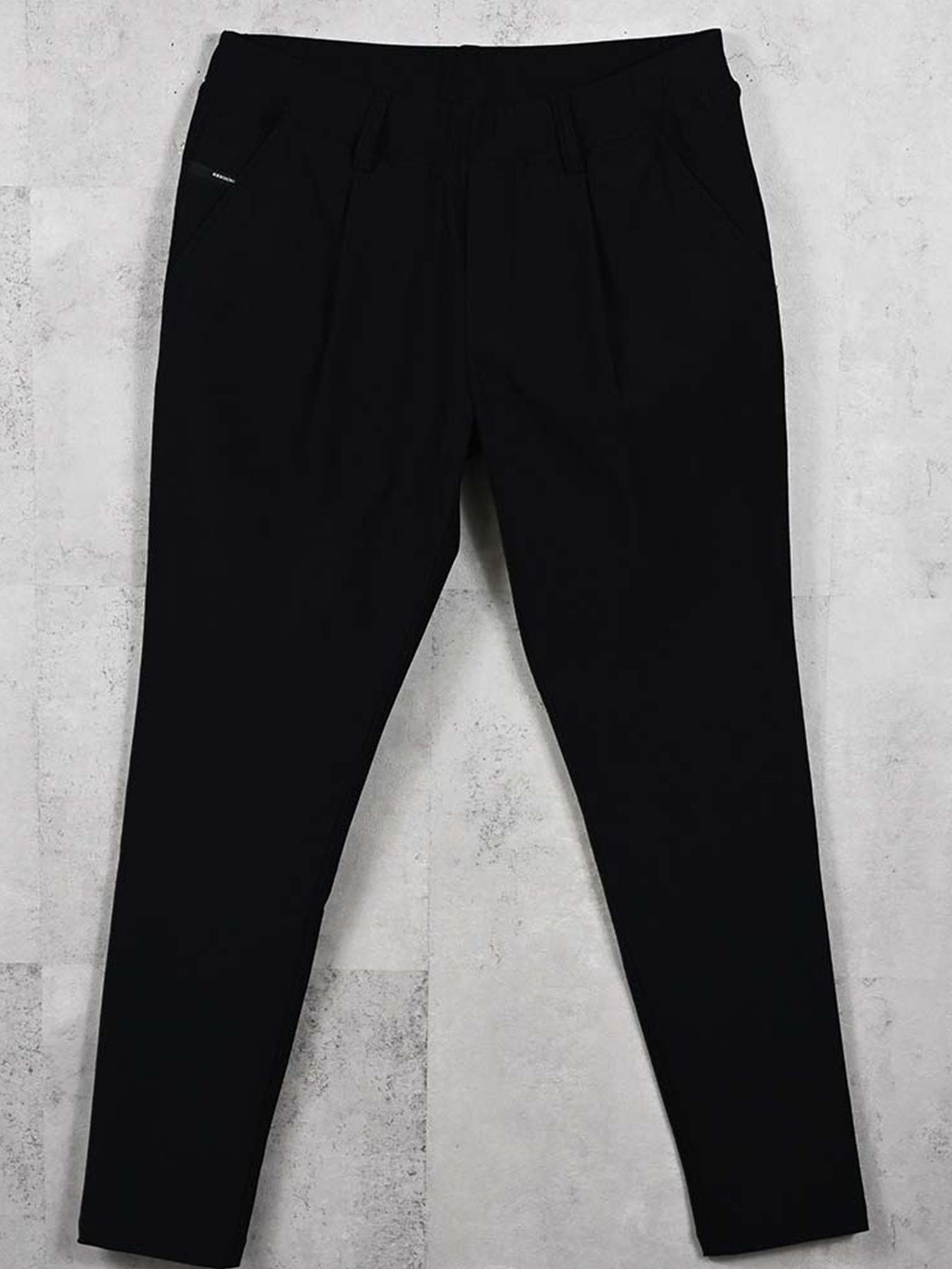 【予約品】CHRIS EASY HEAT TUCK PANTS / 裏起毛 ワンタックイージーパンツ / ブラック