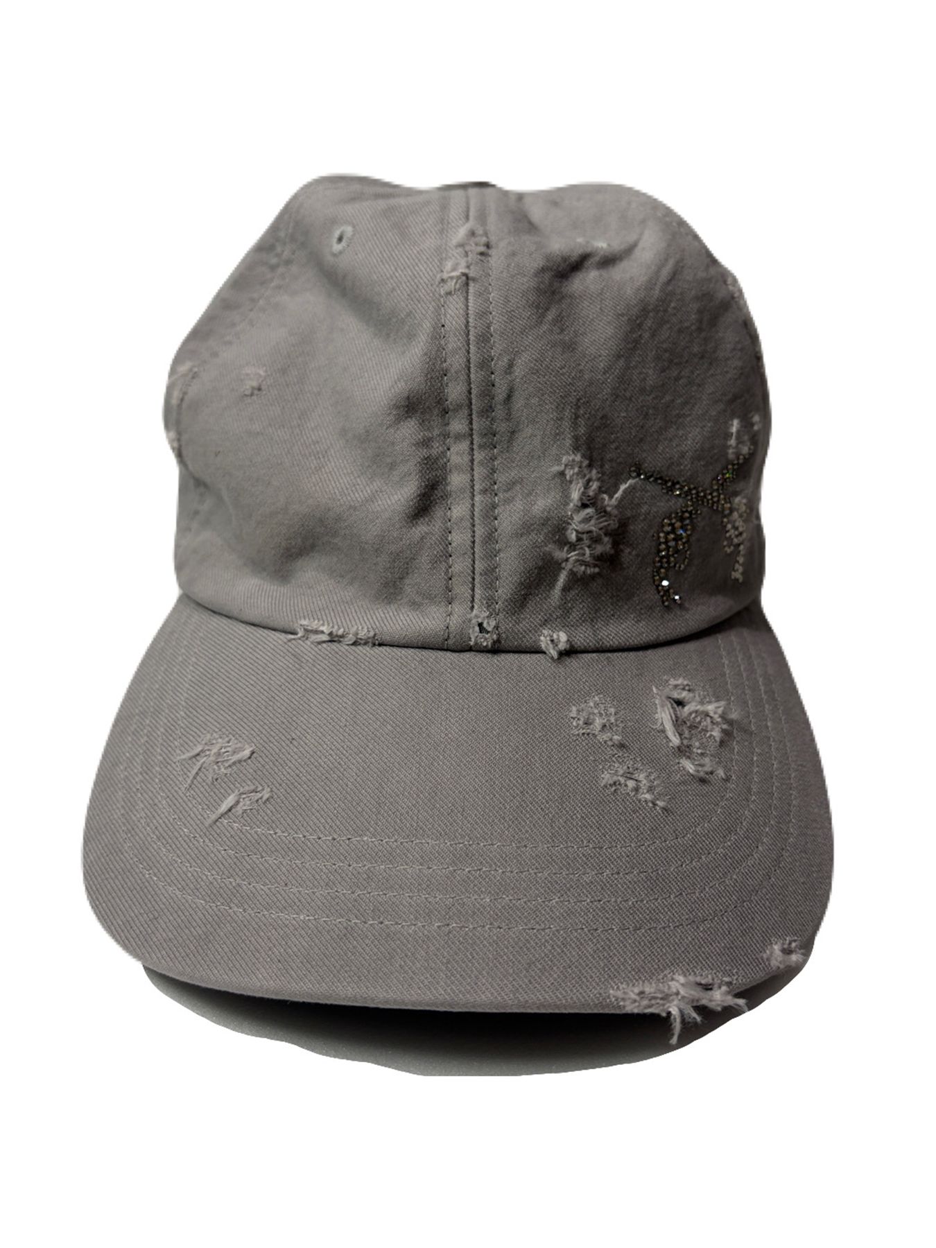 【予約品 8月23日(日) 締切】B.B CAP DAMAGE/CRY / ライトグレー