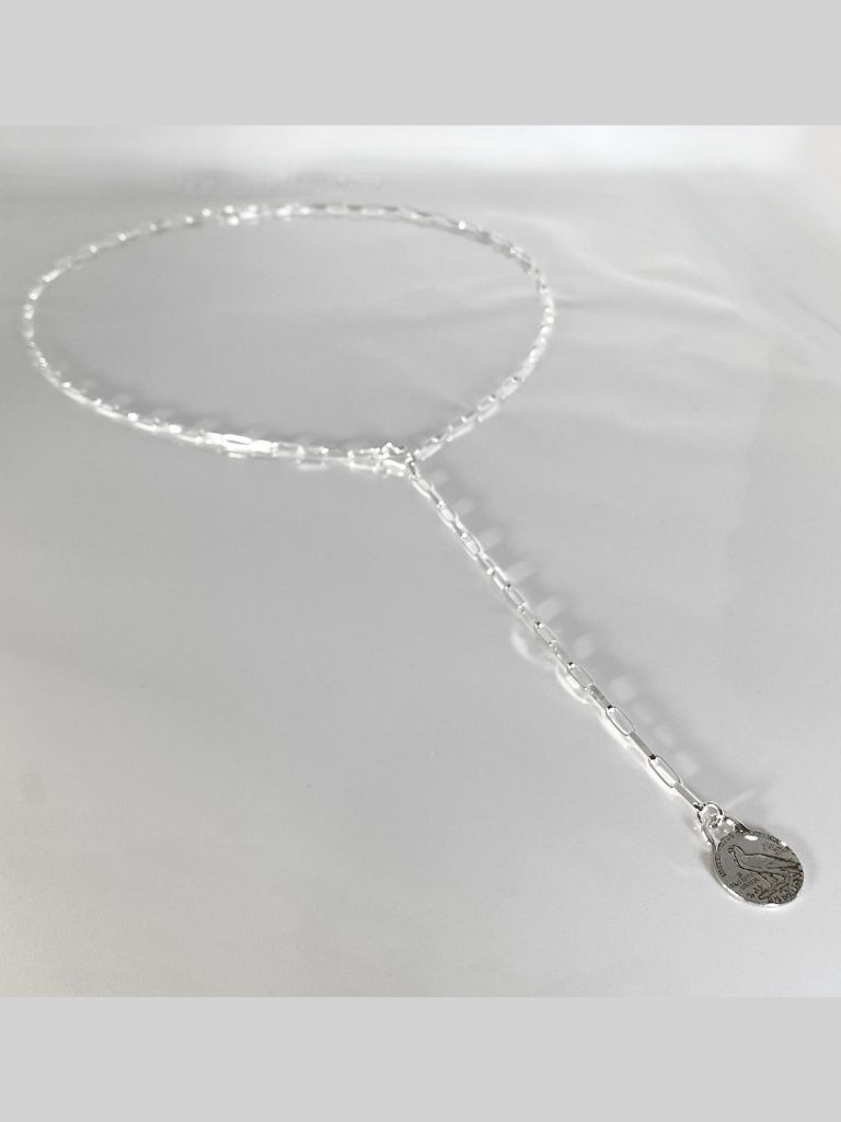 《受注生産》 CHAIN NECKLACE Y [COIN] / コインYネックレス 【注文から2～3週間後入荷予定】