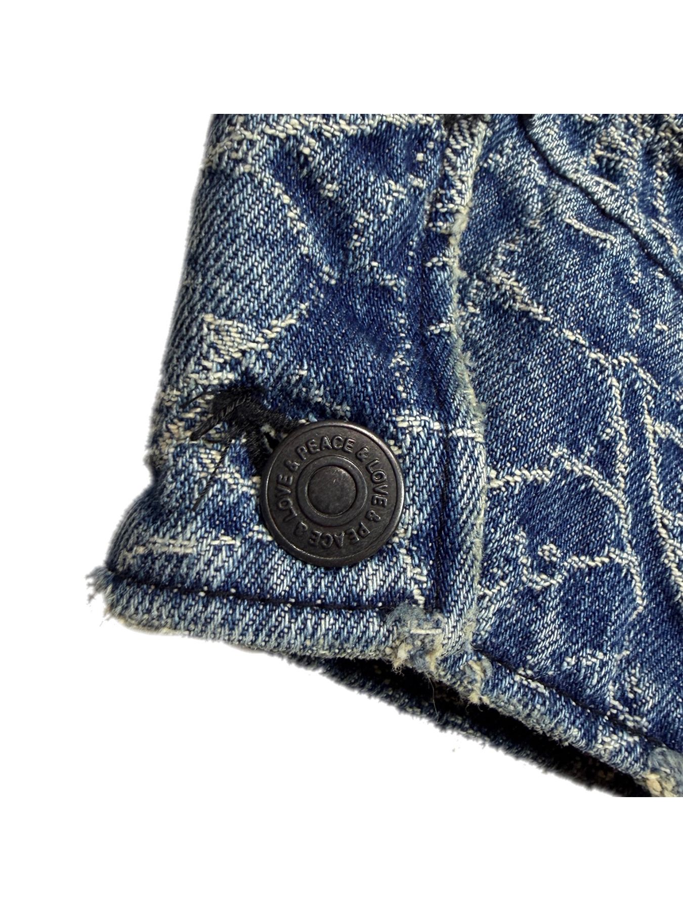 【予約品 3月9日(月) 18:00 締切】SPIDER JAQ DENIM JKT / スパイダー ジャガード デニム カバーオールジャケット / ブルー