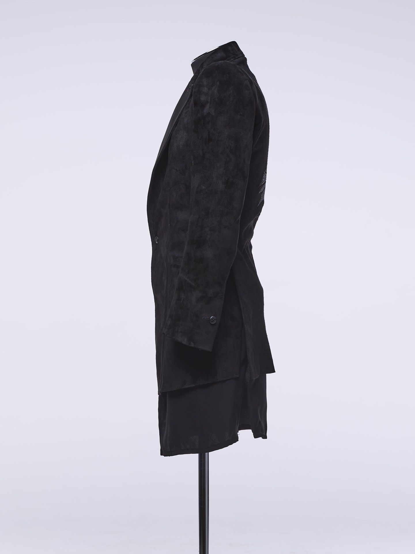 《予約品》 Anchor Layered Jacket / スワロレイヤードジャケット / ブラック 【THE ONENESS】