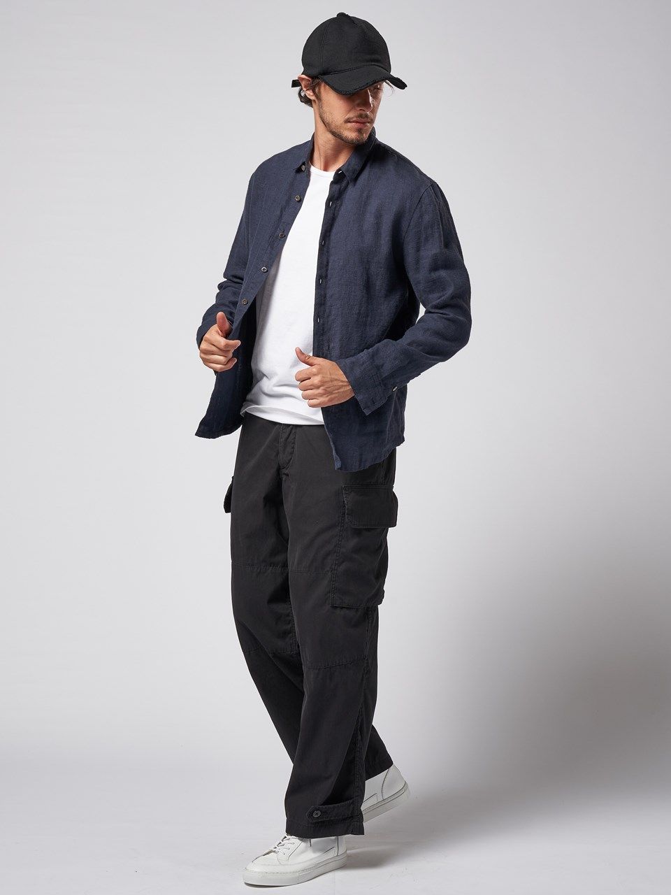 《予約品》 short point collar shirt / カラーシャツ / ブラック