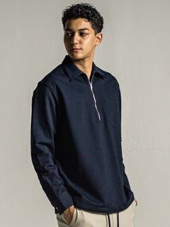 PULLOVER jersey shirt / ジャージブルシャツ / ダークネイビー