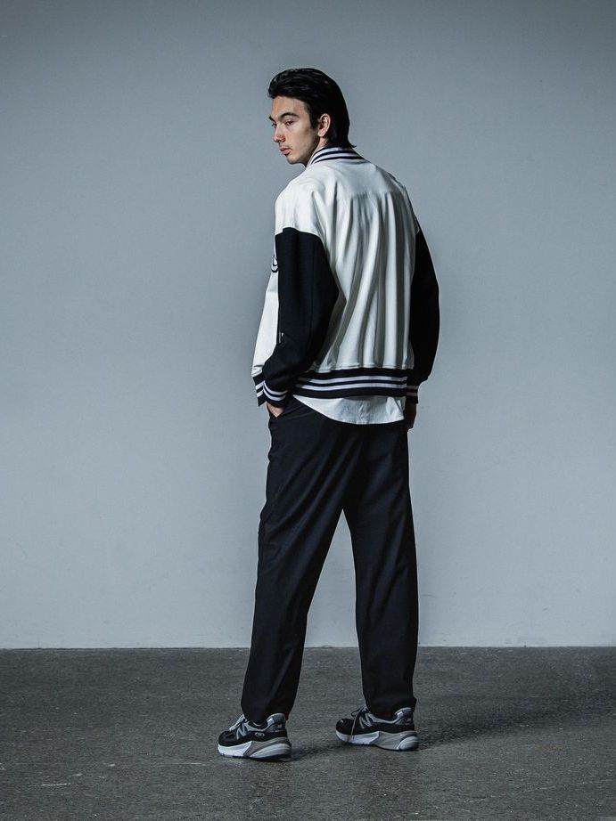 《予約品》 RC JERSEY OVER VARSITY JACKET / スタジャン / ホワイト