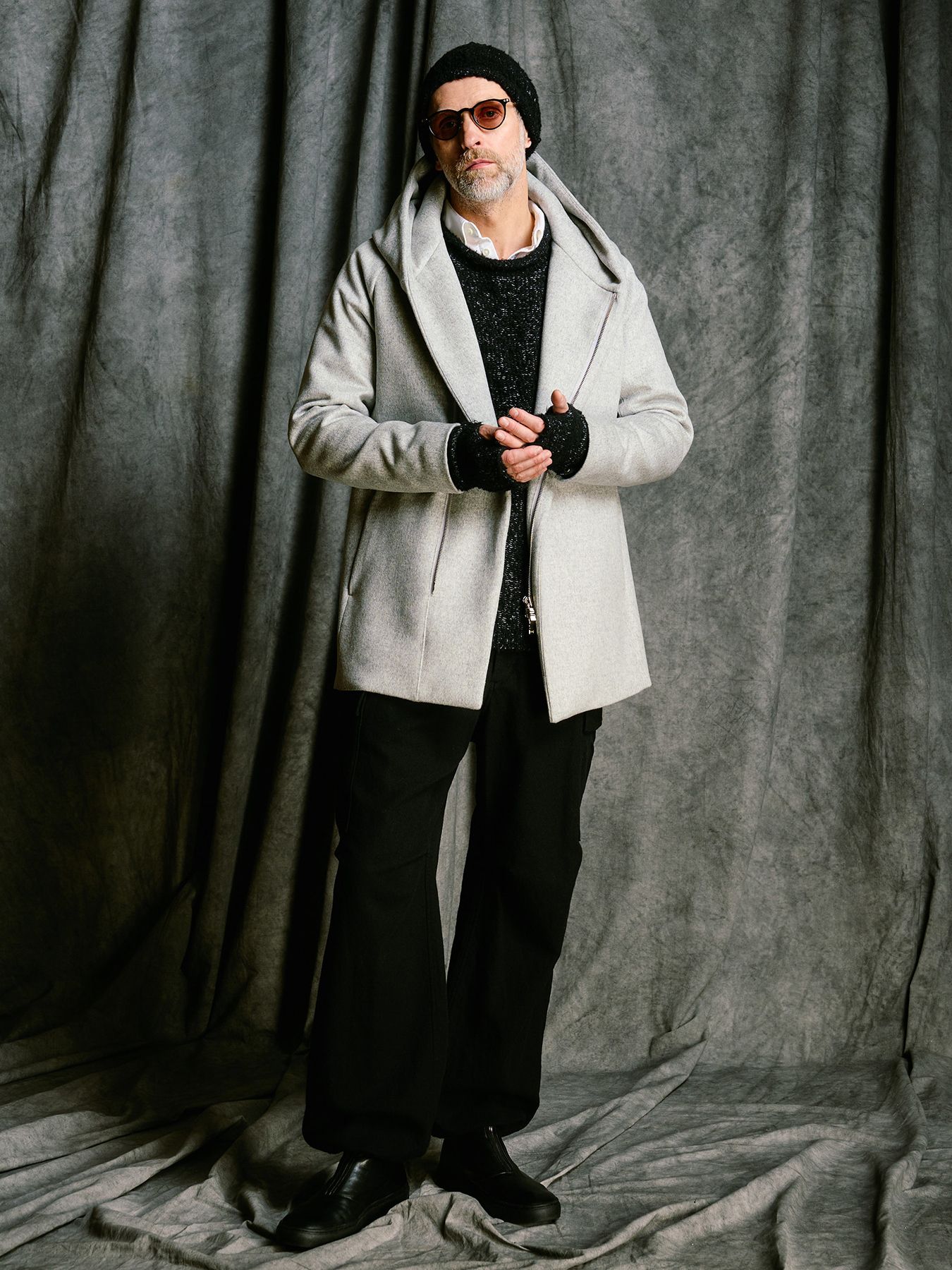 【予約品 4月19日(日) 18時締切】zip witch coat / ジップ ウィッチコート / ライトグレー