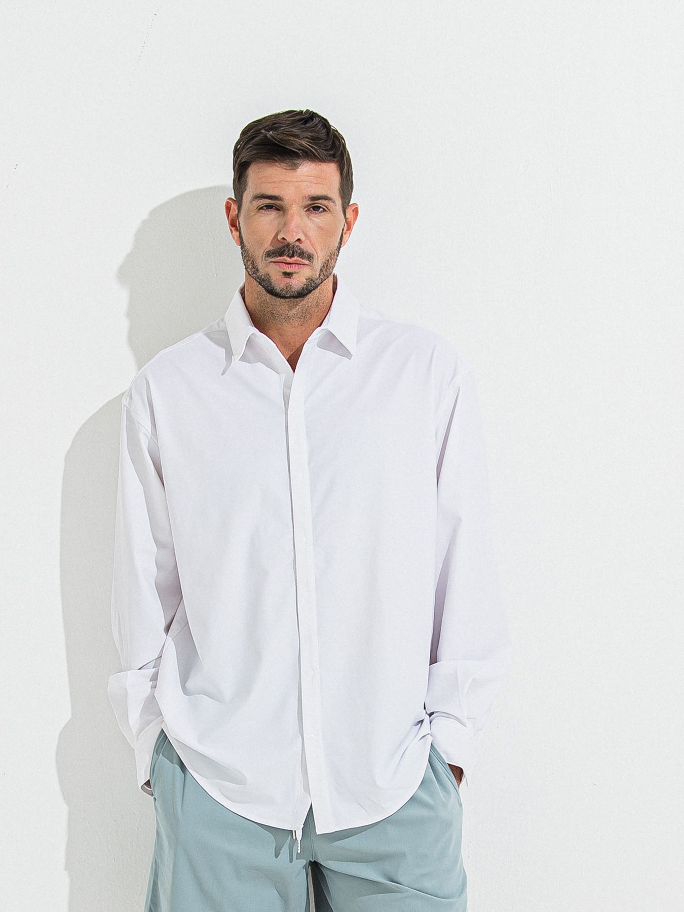 【予約品 】RASH JACK SHIRTS / ラッシュガード ジャックシャツ / ホワイト