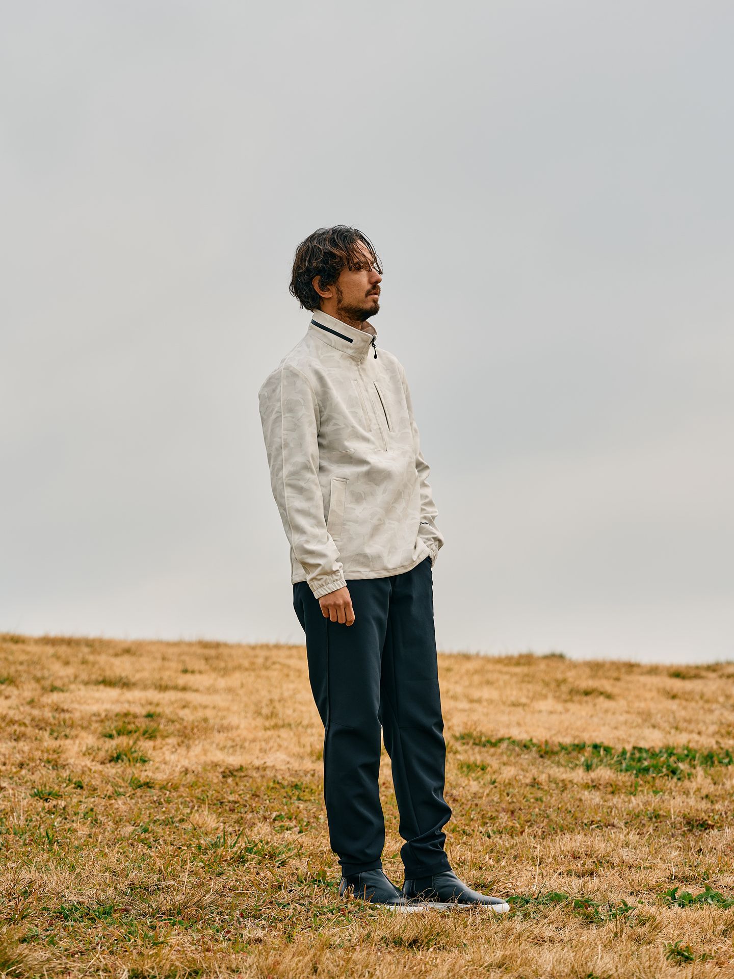 【予約品】 comfy anorak JKT / ジャケット / ホワイト・カモ