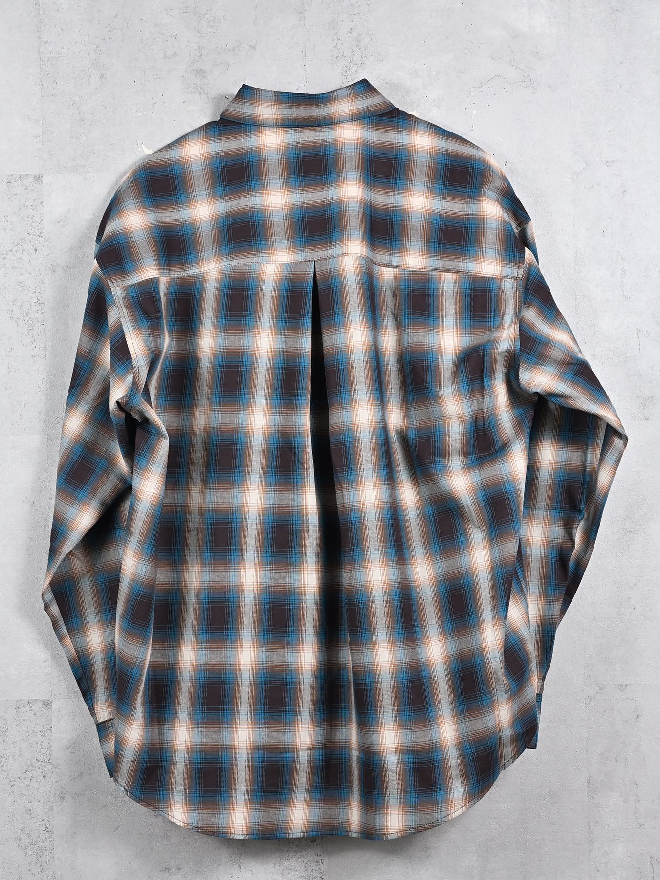 【予約品 11月16日(日) 締切】PULL JACK SHIRTS / プルオーバー ジャックシャツ / ブルーブラウン