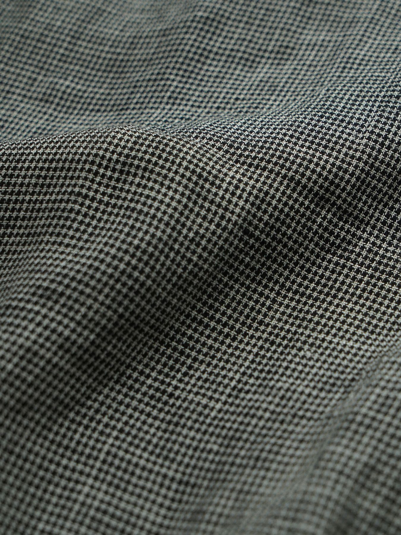 【予約品 11月23日(日) 締切】LINENSHEER POLO / リネン ポロシャツ / BEIGE千鳥