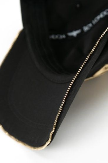 BOY BRIM ZIPPER CAP/ ブラック 【BOY LONDON】
