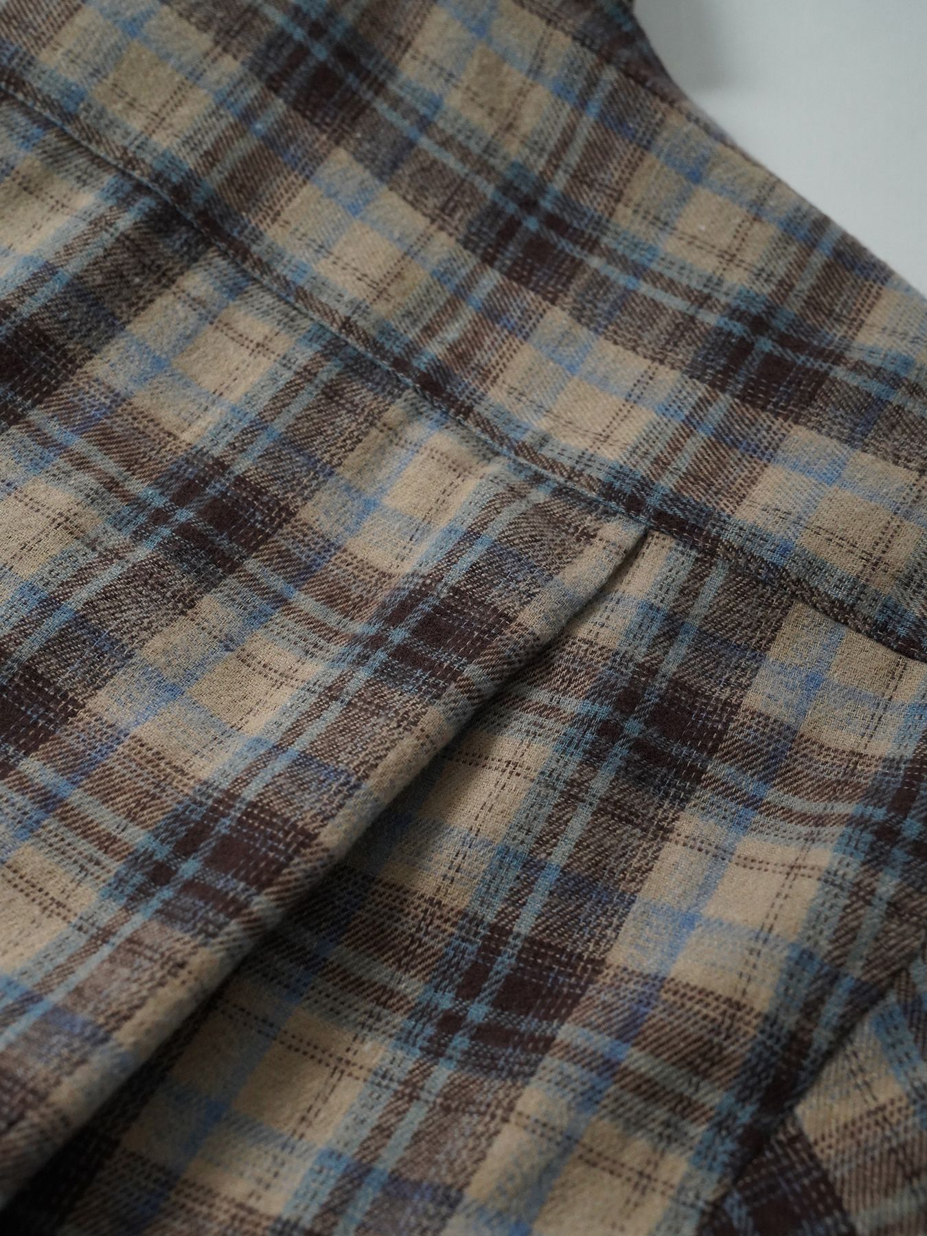 【予約品 5月27日(水) 締切】DOUBLE-SHIRTS / レイヤードシャツ / サックス系