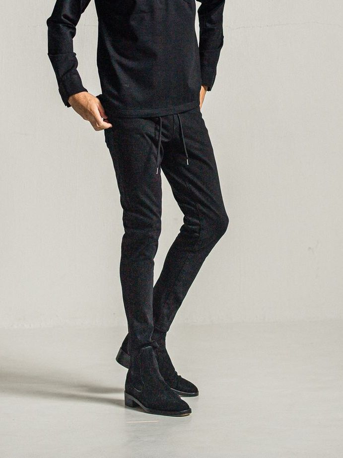 《予約9月1日18時締め》 MICK DENIM JERSEY  / ジャージデニム / ブラック