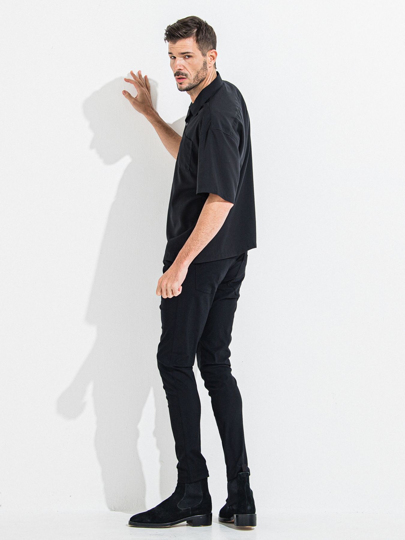 【予約品 】CHRIS EASY TUCK PANTS / クリスイージータックパンツ / ブラック