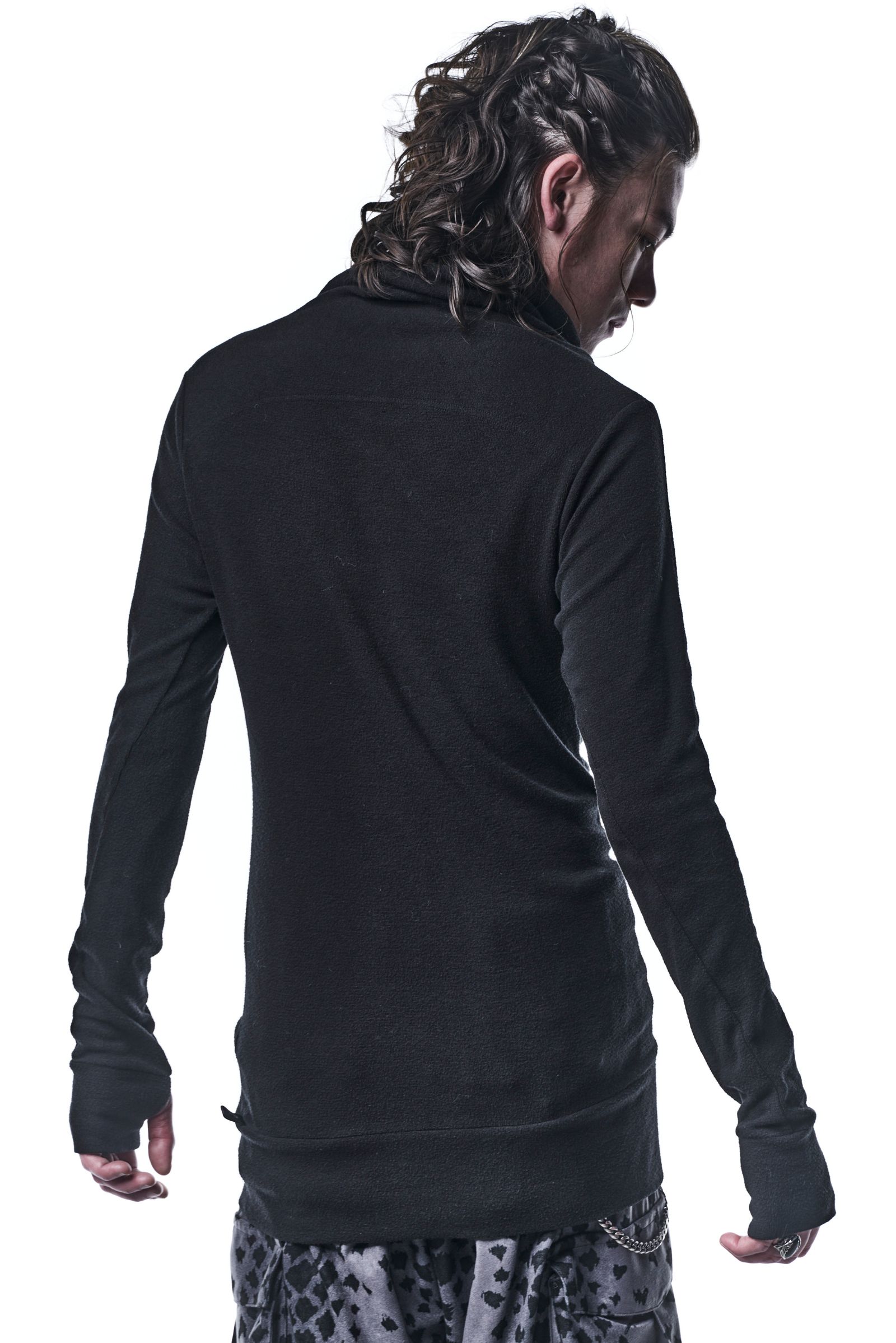 《予約品》 LooseHighNeck ハイネック SmoothKIMOU / Black 【kiryuyrik】 11月入荷予定