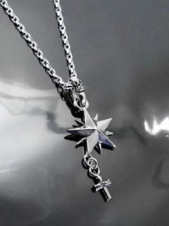 《受注生産》10P STAR with CROSS NECKLACE / 10ピークススター ウィズ クロスネックレス / 注文から2～4週間後入荷予定