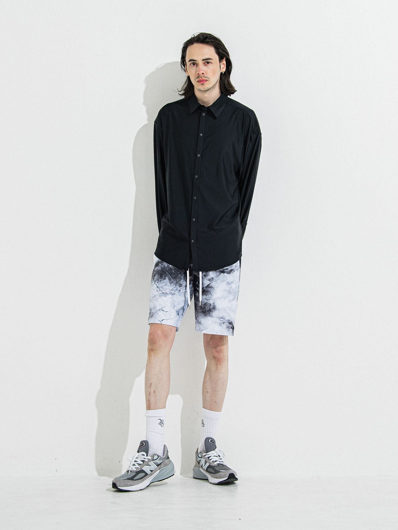 【予約品 】RASH JACK SHIRTS / ラッシュガード ジャックシャツ / ブラック