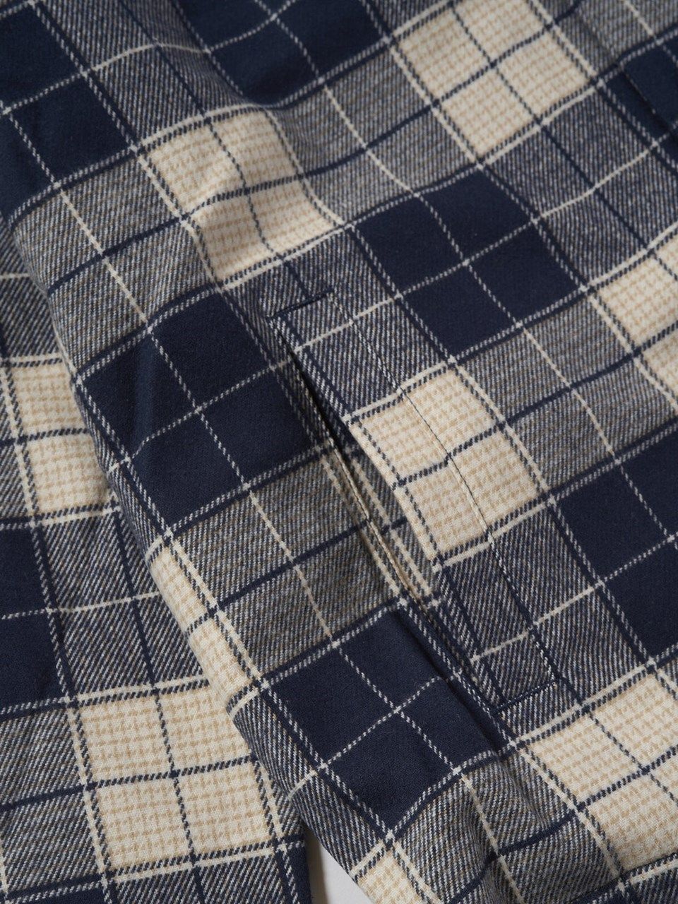 BOY LOGO Check Coveralls Shirt / カバーオールシャツ / ネイビー