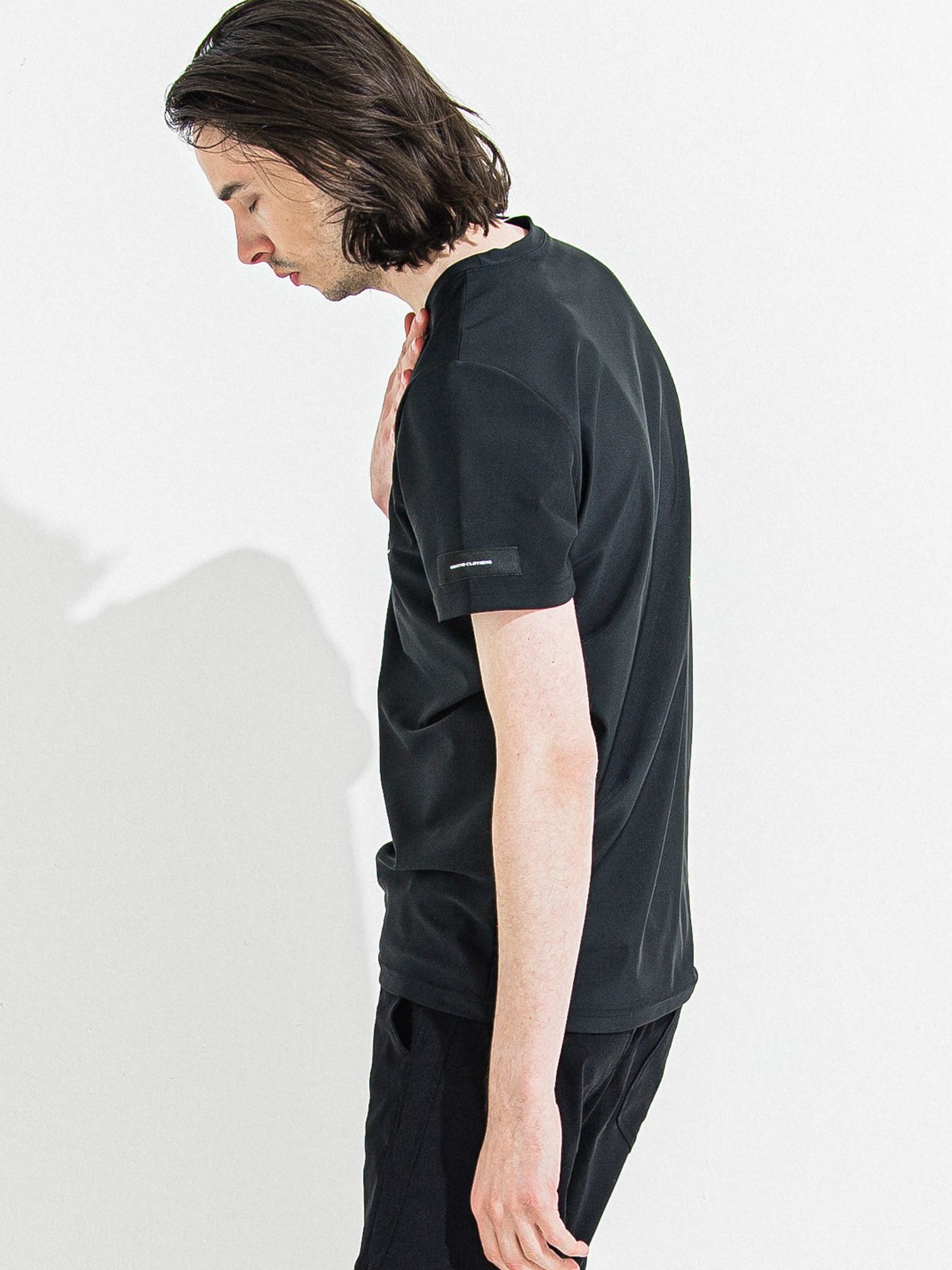 【予約品 】HANDWRITING RASH BASIC T / ラッシュガード ハンドライティングTシャツ / ブラック