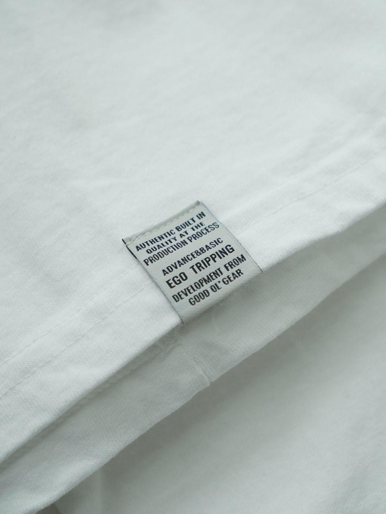 【予約品 11月23日(日) 締切】PRINTTEE-B short / ロゴプリント Tシャツ / WHITE