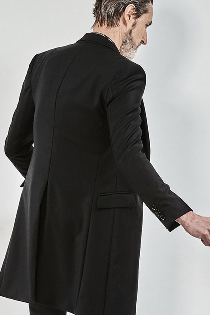 Tuxedo cross chester jacket / BLACK 【ys Yuji SUGENO】