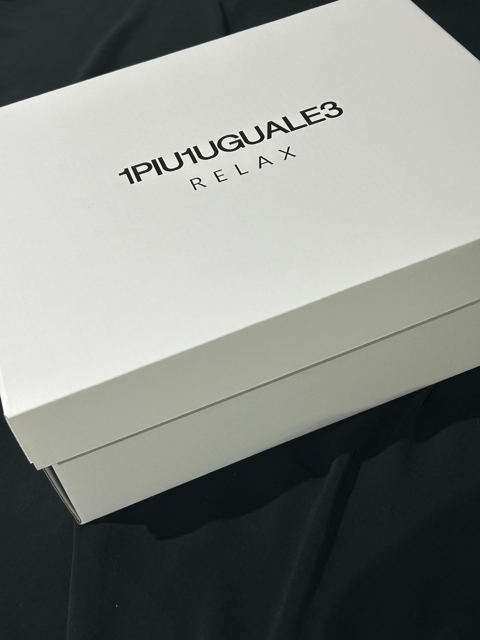 LUXURIOUS ZIP ハイカットスニーカーホワイト 【1PIU1UGUALE3 RELAX】