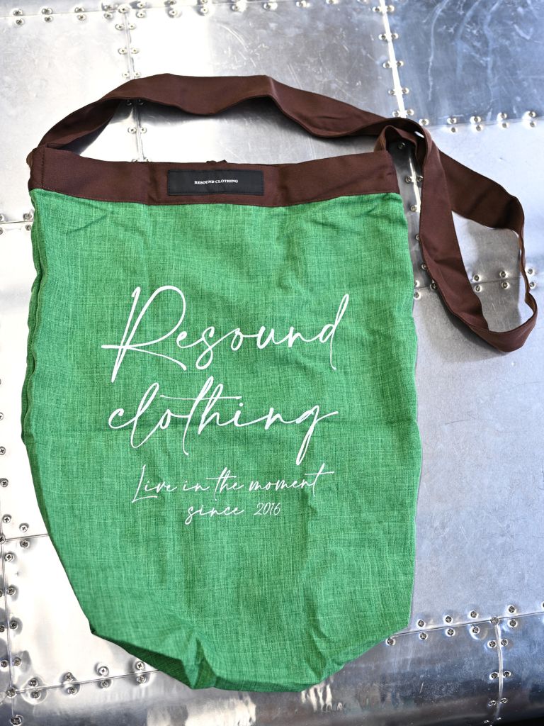 【予約品 】 RESOUND X Lagu Blanket&ecobag  / ブランケット＆エコバッグ / グリーン