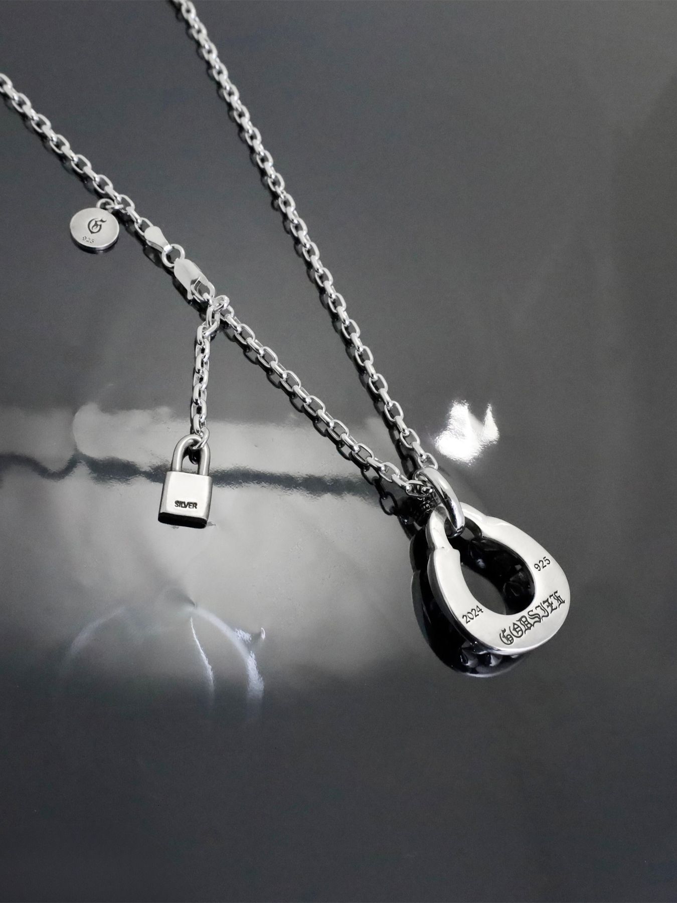 《受注生産》SHARK TEETH HORSESHOE NECKLACE / シャークトゥースホースシューネックレス / 注文から1～3週間後入荷予定