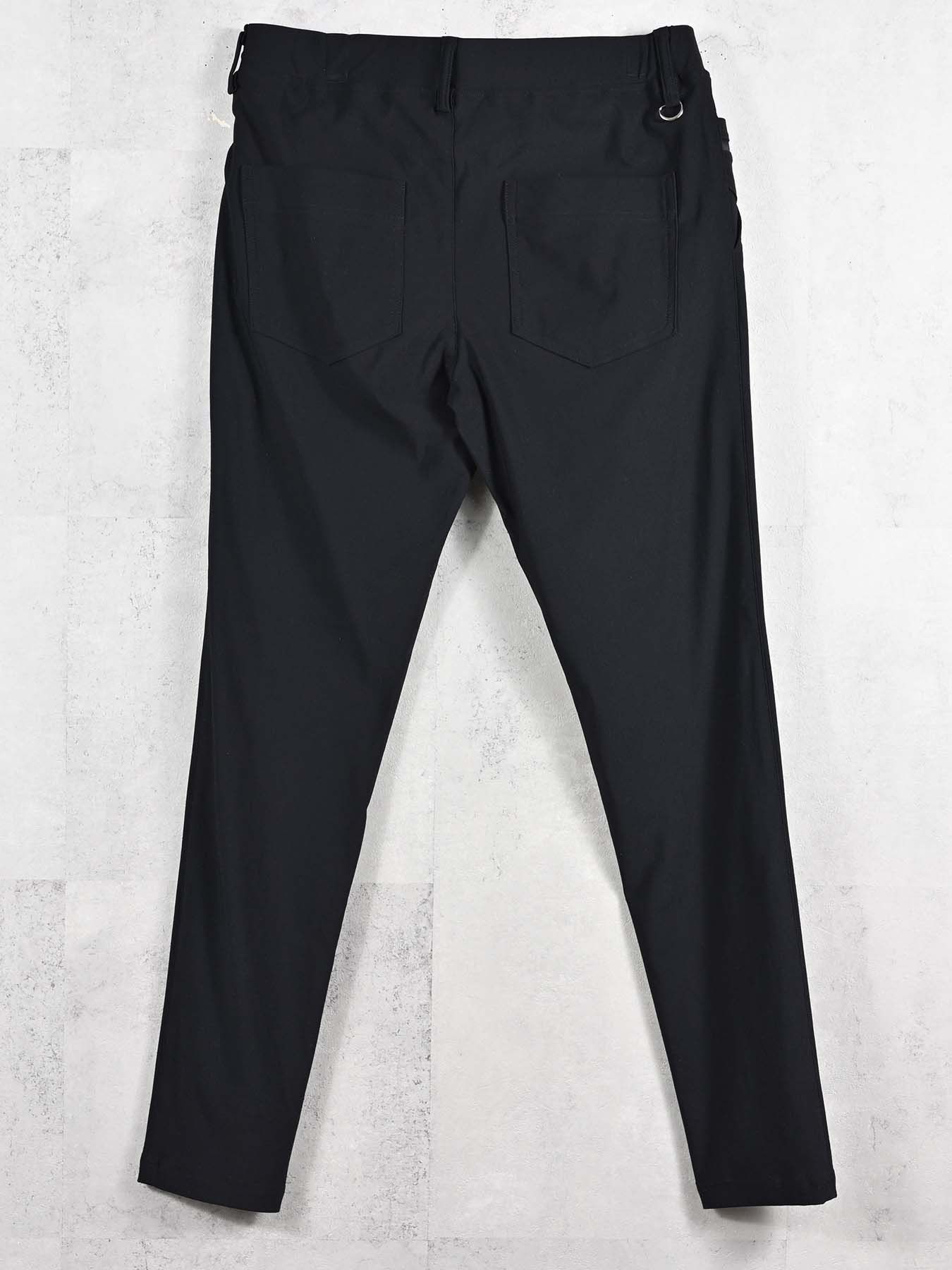 【予約品 11月16日(日) 締切】CHRIS EASY TUCK PANTS / スラックス イージーパンツ / ブラック