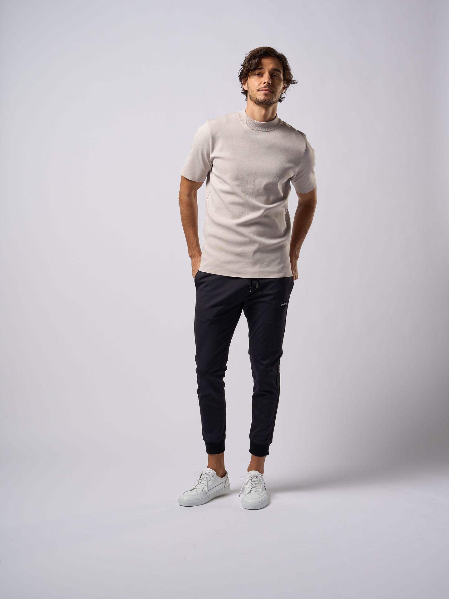 ct surf mock S/S / ニットソー / アイスグレー