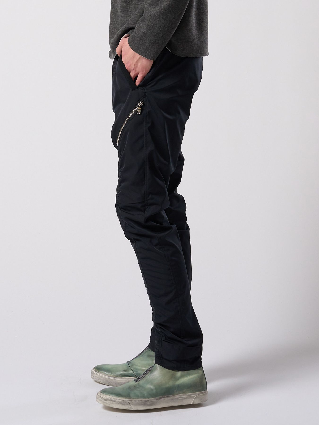 【予約品 4月19日(日) 18時締切】puckering banana teck pants / パッカリング バナナ テックパンツ / ブラック