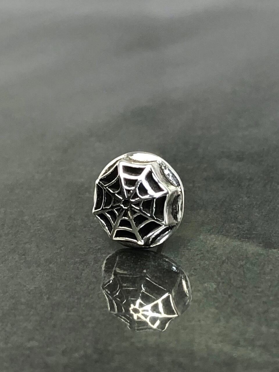 《受注生産》 SPIDER WEB STUD / スパイダーウェブピアス 【注文から2～3週間後入荷予定】