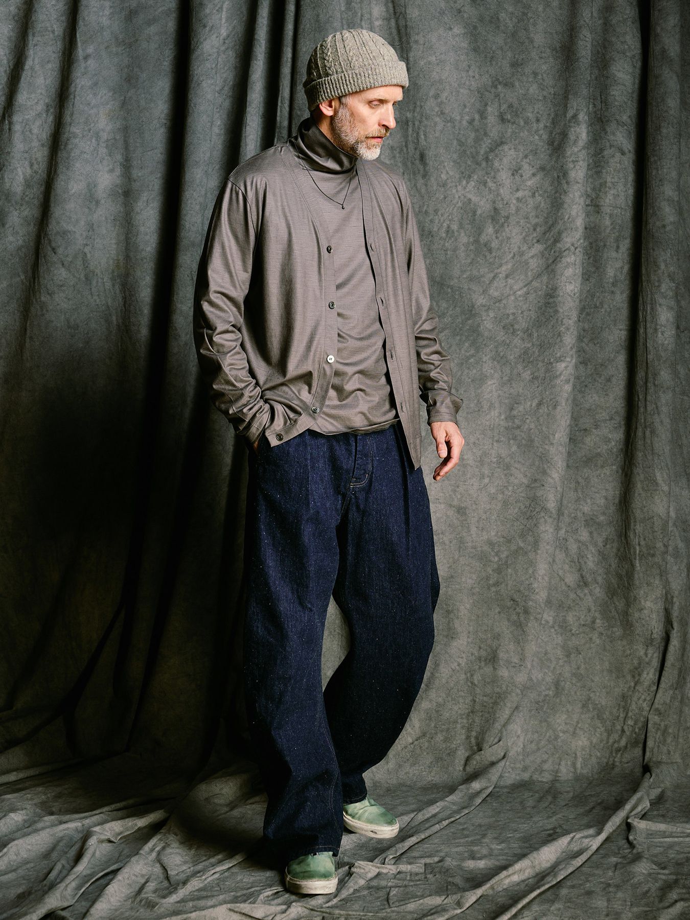 【予約品 4月19日(日) 18時締切】front zip bootie / ホースレザー フロントジップブーツ / ダストグレー