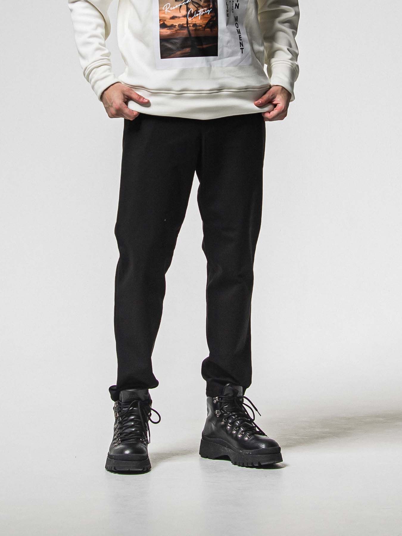 【予約品 8月31日(日) 締切】PAT WIDE EASY PANTS / パット ワイドイージーパンツ / ブラック