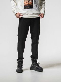 【予約品 8月31日(日) 締切】PAT WIDE EASY PANTS / パット ワイドイージーパンツ / ブラック