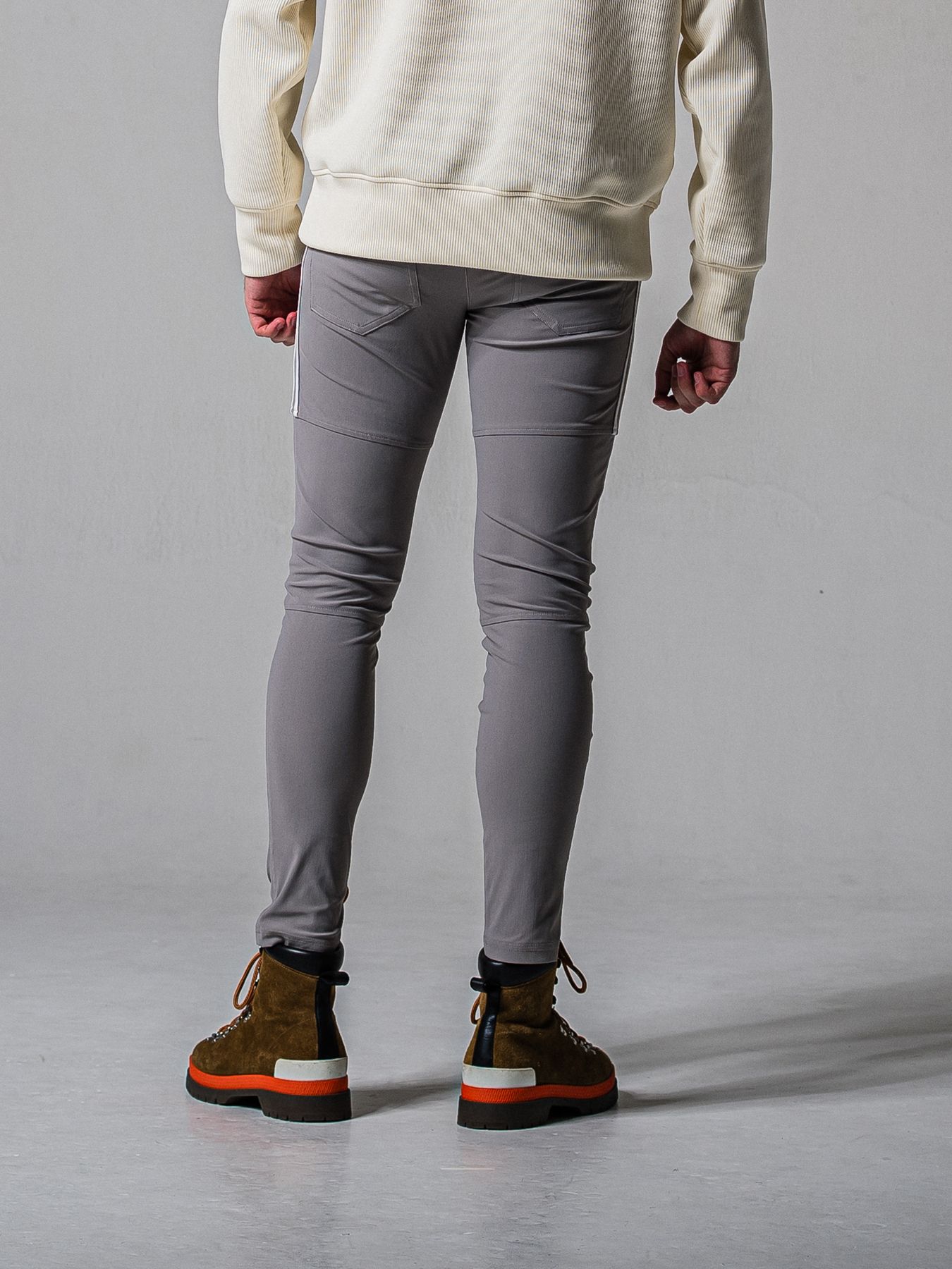 【予約品 11月16日(日) 締切】JOHNSON LINE PANTS / ジョンソンラインパンツ / グレー×ホワイト