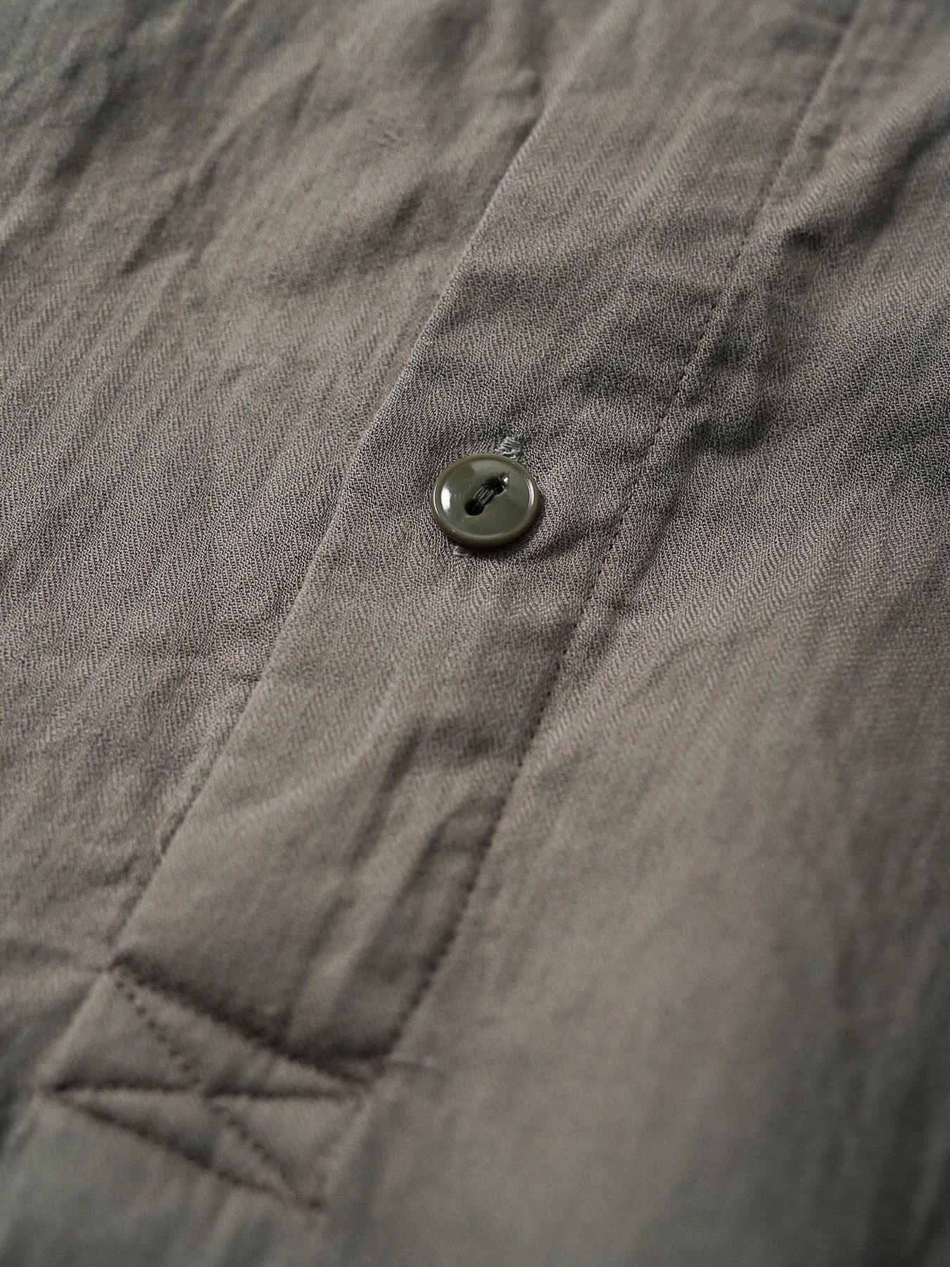 【予約品 5月6日(水) 締切】PLISSE-SHIRTS / ワークシャツ / グレー