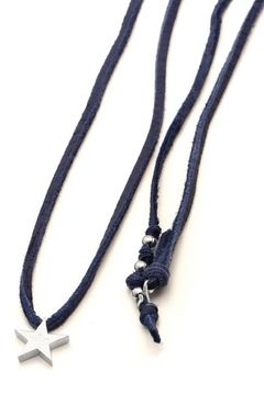 《予約受注品》 SHINING STAR NECKLACE ネックレス / NAVY 【IVXLCDM】 ご注文から約1ヶ月後に出荷