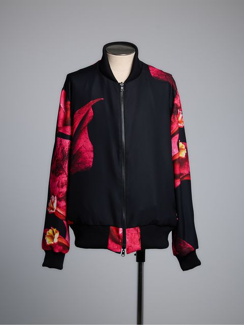 【予約品 5月18日(日) 締切】Reversible Bomber Jacket / リバーシブル ボンバージャケット / ブラック&ブラック刺繍
