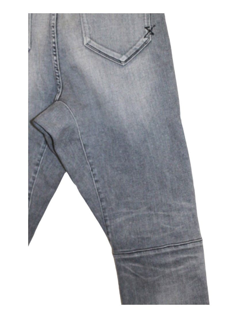 Supima Stretch Denim USED Semi-saruel Pants / セミサルエルパンツ / グレー 【ys Yuji SUGENO】