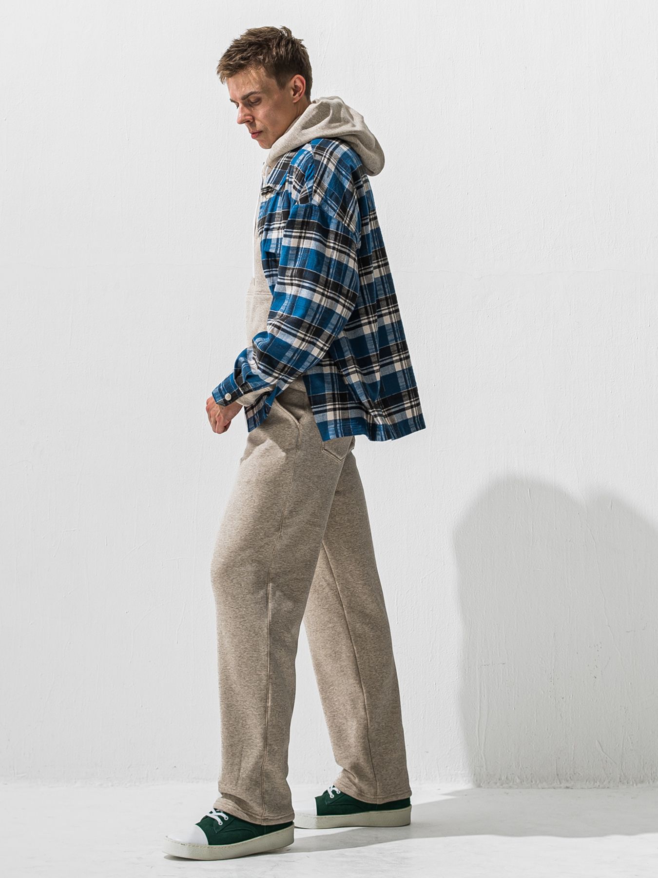 【予約品 9月6日(日) 締切】OLD SLUB CHECK JK / ヴィンテージ ネルジャケット / ブルー