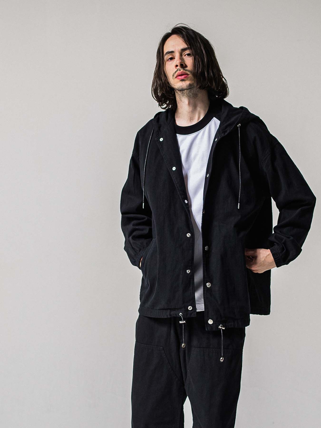 【予約品 11月16日(日) 締切】COACH HOODIE / コーチジャケットパーカー / ブラック