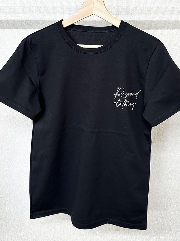 《予約品3月3日18：00締め》 ICON BASIC TEE / バックロゴTシャツ / ブラック・ホワイト