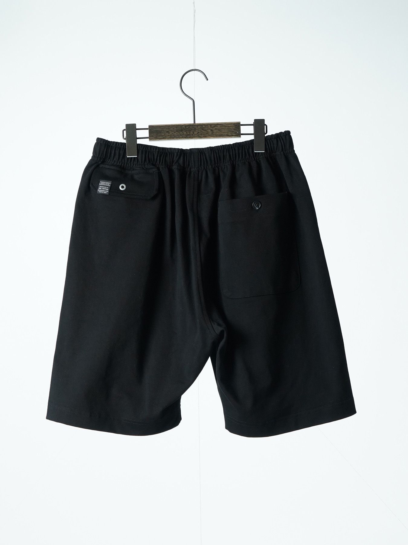 【予約品 2月1日(日) 締切】HEAVYJERSEY SHORTS wavy / イージーショーツ / ブラック