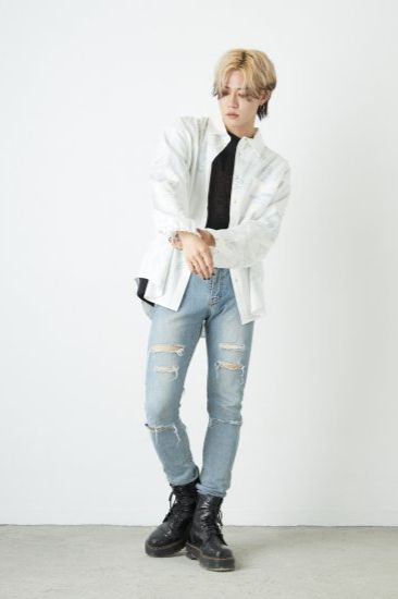 MARINE TASTE SHIRTS/ ホワイト 【BOY LONDON】
